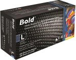 BOLD P/FREE BLACK NITRILE MEDIUM GLOVE (100)