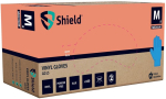 GD13 SHIELD 2 BLUE VINYL GLOVE POWDER FREE XL PER 100
